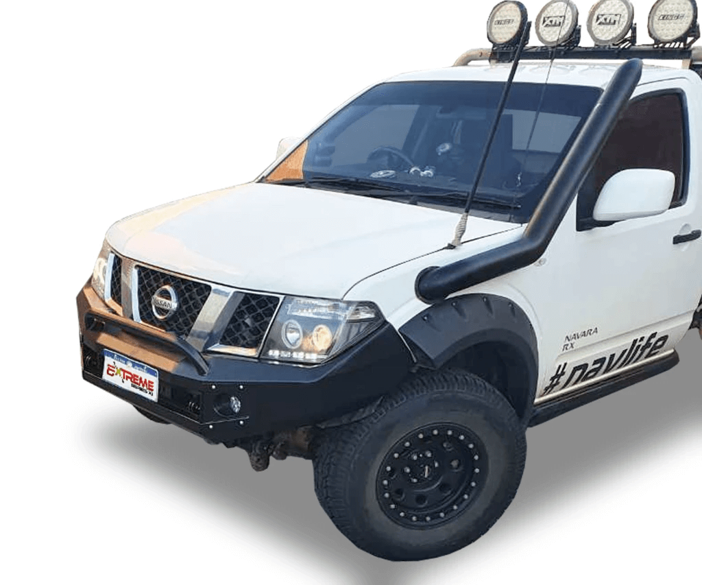 Suits NISSAN NAVARA D40 BLACK POWDER COAT- EXTREME SERIES BULLBAR - Extreme  Series