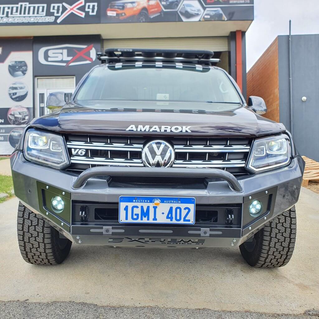 SUITS VW AMAROK WIDE FACTORY FLARE BLACK POWDER COAT EXTREME